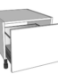 800 mm 1x 285 Drawer